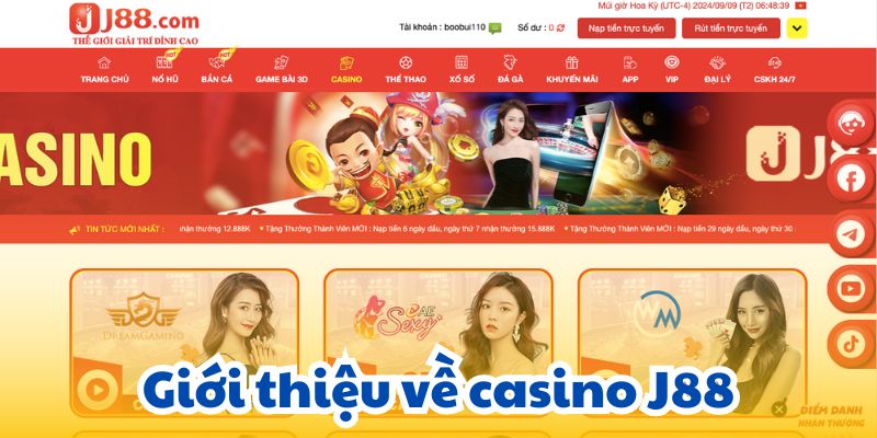 Giới thiệu về casino J88