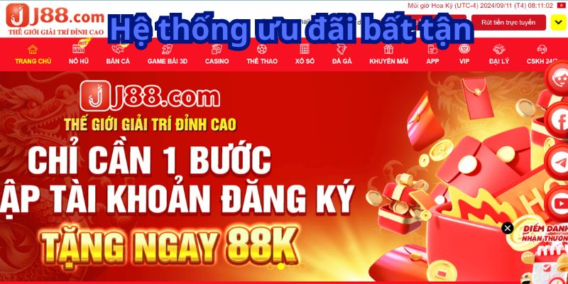 Hệ thống ưu đãi bất tận